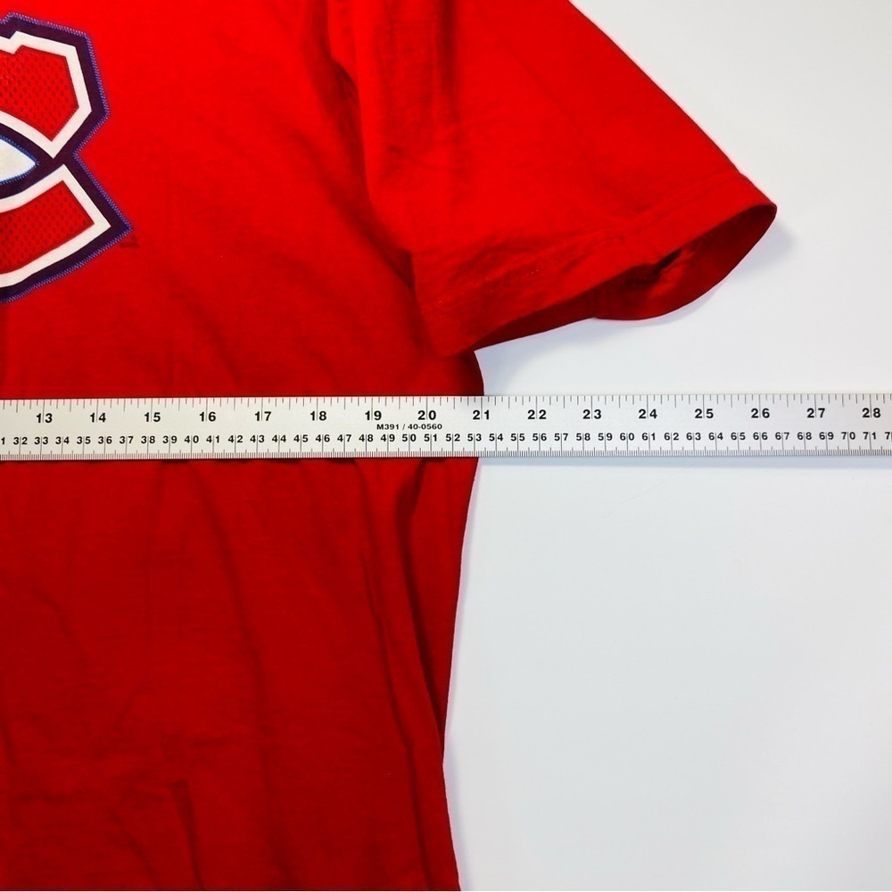 Canadien NHL hockey t shirt red reebok Cammalleri #13 medium reebok nhlpa logo - Picture 6 of 8
